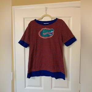 University of Florida UF Gator‎ Blue and Orange Short Sleeve Tee, Large NWOT